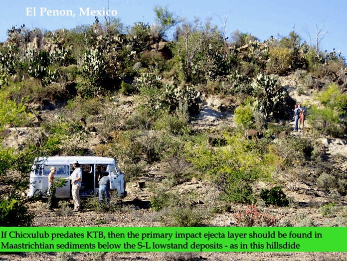 Students and researchers sampling on a mountain side in El Penon